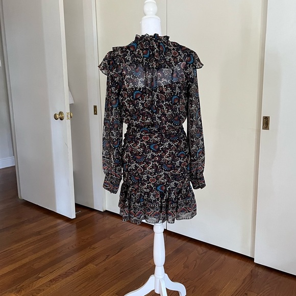 Veronica Beard Jaylene Silk Dress - Picture 2 of 7